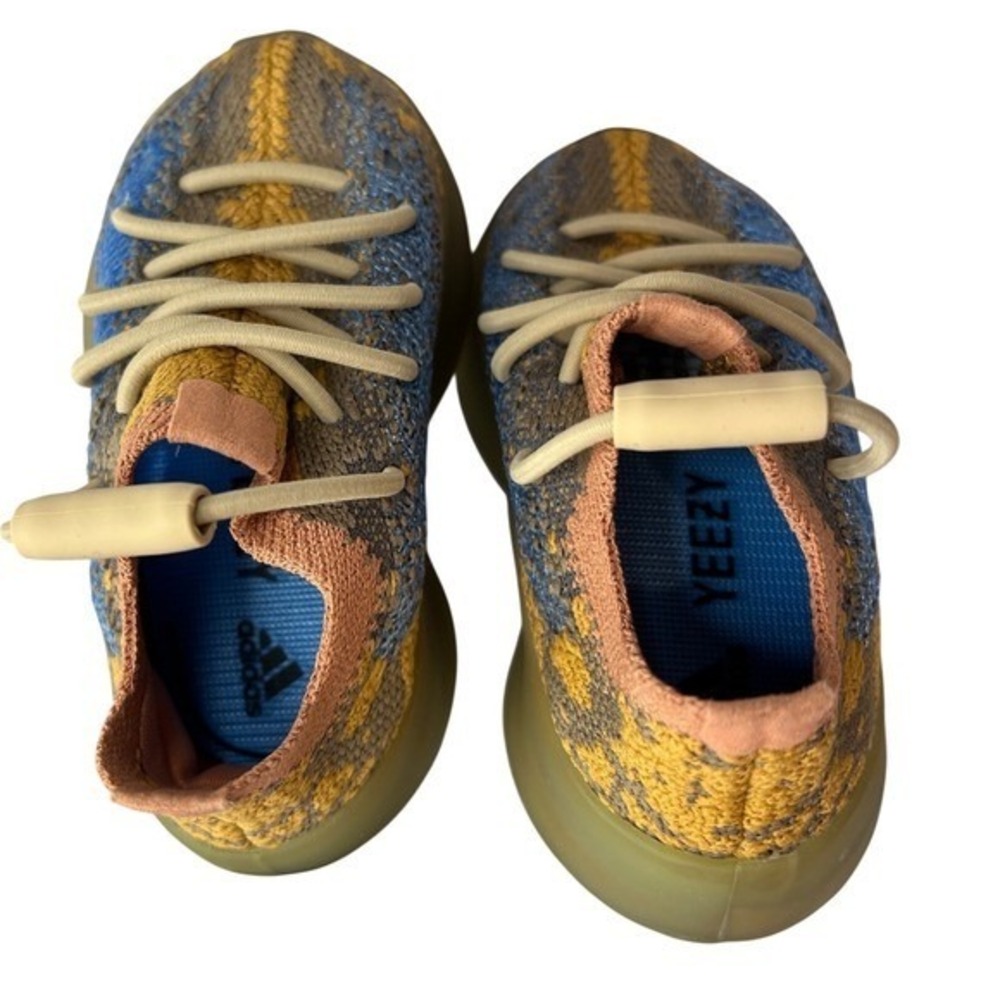 Adidas Yeezy Boost 380 Kids Shoes‎ Alien Blue Orange toddler  Size 4 - Picture 6 of 8